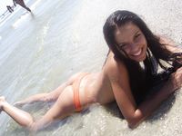 Different and interesting girls in a Spanish nude beach