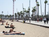 Different and interesting girls in a Spanish nude beach