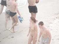 Different and interesting girls in a Spanish nude beach