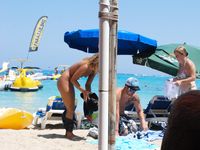 Different and interesting girls in a Spanish nude beach