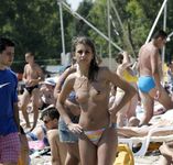 girl nudists take off their clothes and play nude