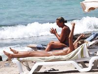 Hot days call for adult nudeness on the warm sand