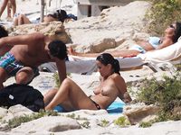 Hot days call for adult nudeness on the warm sand