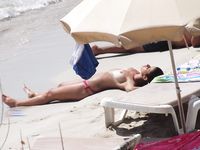 Hot days call for adult nudeness on the warm sand