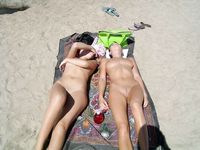 Hairy Slut on a Nude Beach