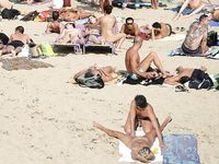 I meet with this couple from time to time at a local nudist beach.