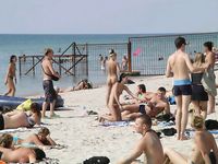 I meet with this couple from time to time at a local nudist beach.