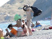 I meet with this couple from time to time at a local nudist beach.