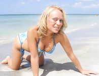 Both beautiful and sad, the end of a perfect day on a nude beach in Tulum Mexico