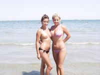 Black Sea Nude Beach - sharp boobs