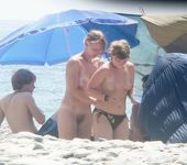 It just got hotter at the nude beach thanks to her