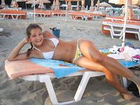 Hot Latina on nudist Beach