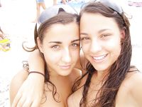 Barely legal nudist beach teen tans her whole body