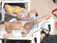 Fun on the nude beach