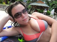 Hot Latina on nudist Beach