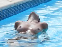 Hot Latina on nudist Beach