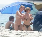 After getting tan at the nudist beach