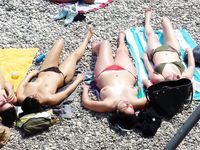 After getting tan at the nudist beach