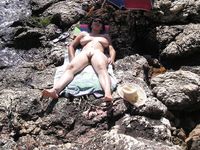 girl Russian nudist flashes the cameraman