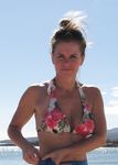 Amazing shots of a gorgeous nudist babe sunbathing