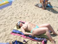 Another day at the nude beach with my girl.