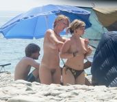 Another day at the nude beach with my girl.