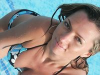 Gorgeous Russian nudist knows how to have some fun