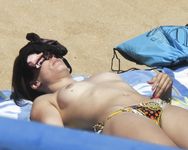 Gorgeous Russian nudist knows how to have some fun
