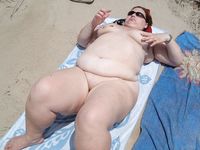 Guys can't keep their hands off of this hot nudist