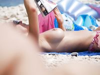 Great day on a nudist beach in Estepona