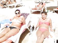 Hot girl nudists make this nudist beach even hotter