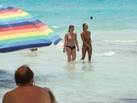 Hot girl nudists make this nudist beach even hotter