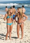 Jacqueline Lovell and girlfriend on nude beach