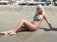 Jacqueline Lovell and girlfriend on nude beach