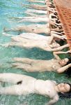 At nudist beach, cA?te d'azur France