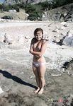 Topless girl in Alanya Beach