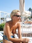 Topless Body Border In The Sea