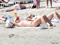 An topless day in piave river (