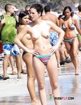 An topless day in piave river (