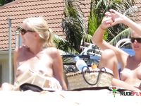 Topless Amateur: Grandma At Sea