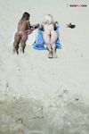 Lovely nudist teens on the plage