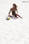 Nudist beach spread legs hairy pussy