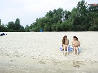Russian teen  on vacations nude beach