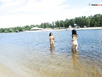 Russian teen  on vacations nude beach