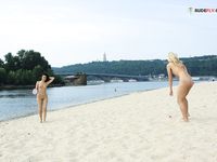 Russian teen  on vacations nude beach