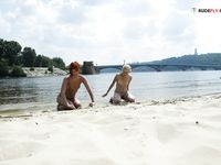 Krysta acquaintance on our nudist beach