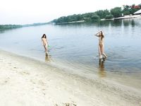 the plage and the sand nudists