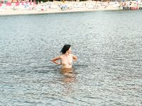 Check out gorgeous  nudists having some fun