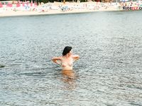 Check out gorgeous  nudists having some fun