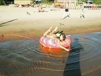 kemer plage at the pool